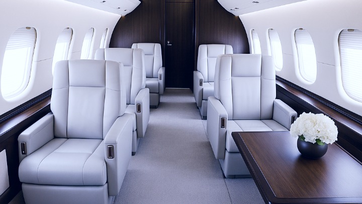 Global Express Jet Interior